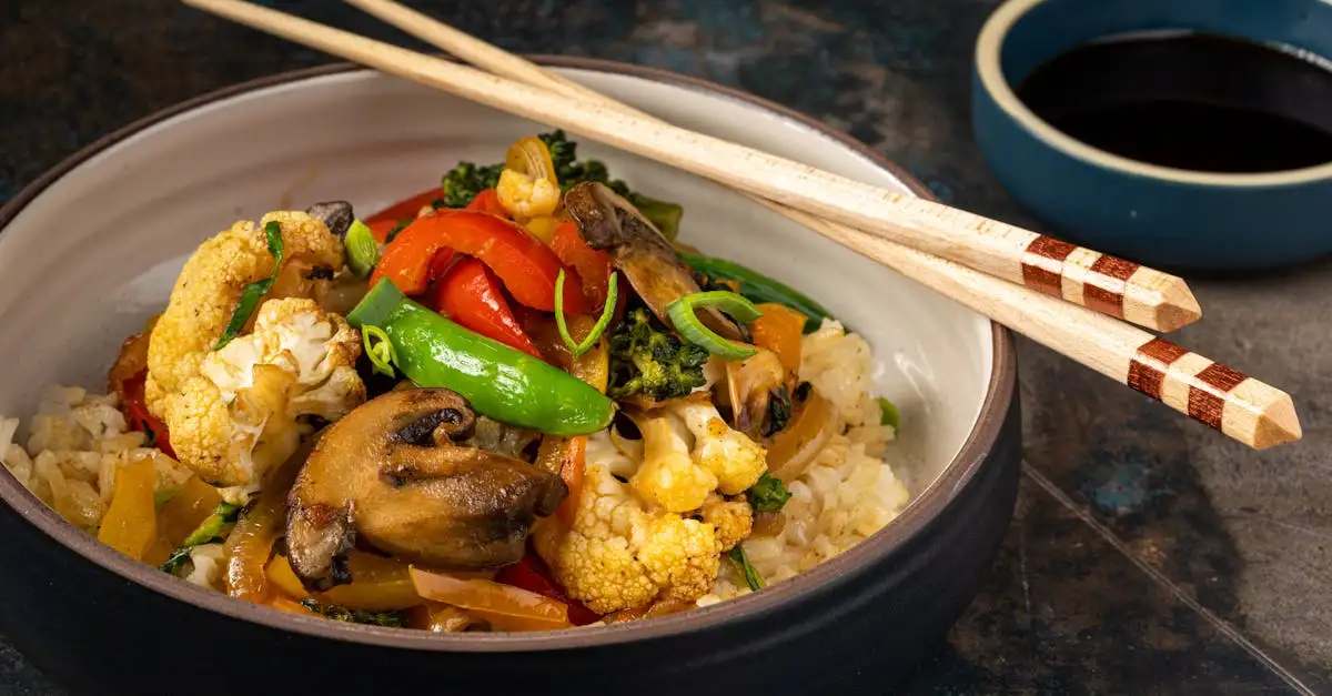 Bloemkool roerbakken