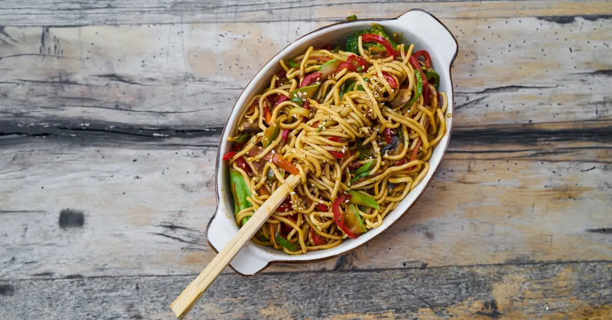 Courgette roerbakken