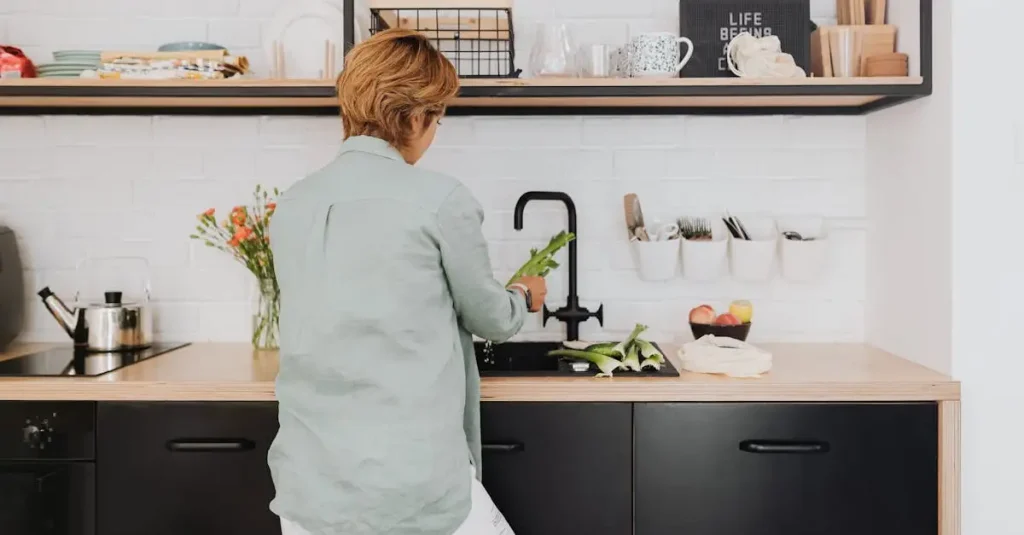 Courgette schoonmaken