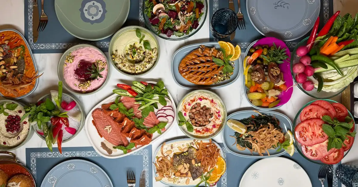 Groenten in salades gebruiken